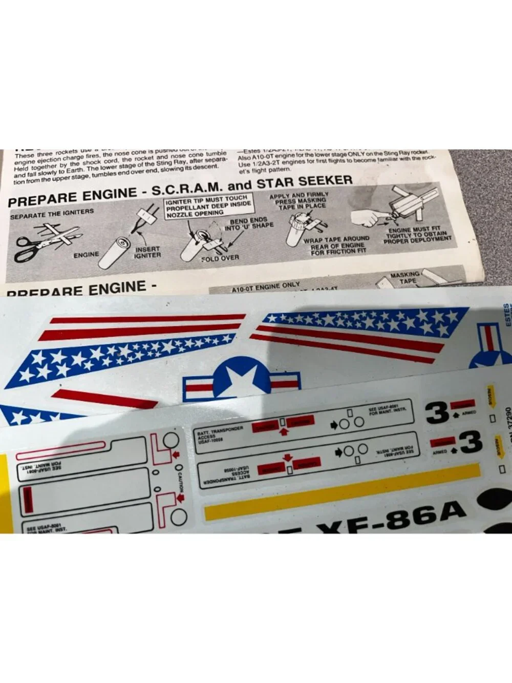 Vintage 1989 Revell Su-27 Flanker Soviet Jet Fighter Plastic Model Kit 1/72